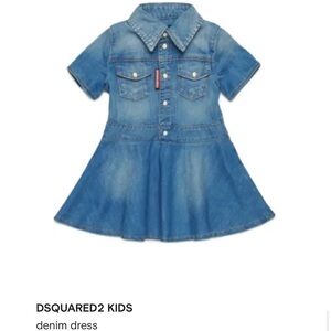 DSQUARED2 Blue Denim Kids Dress